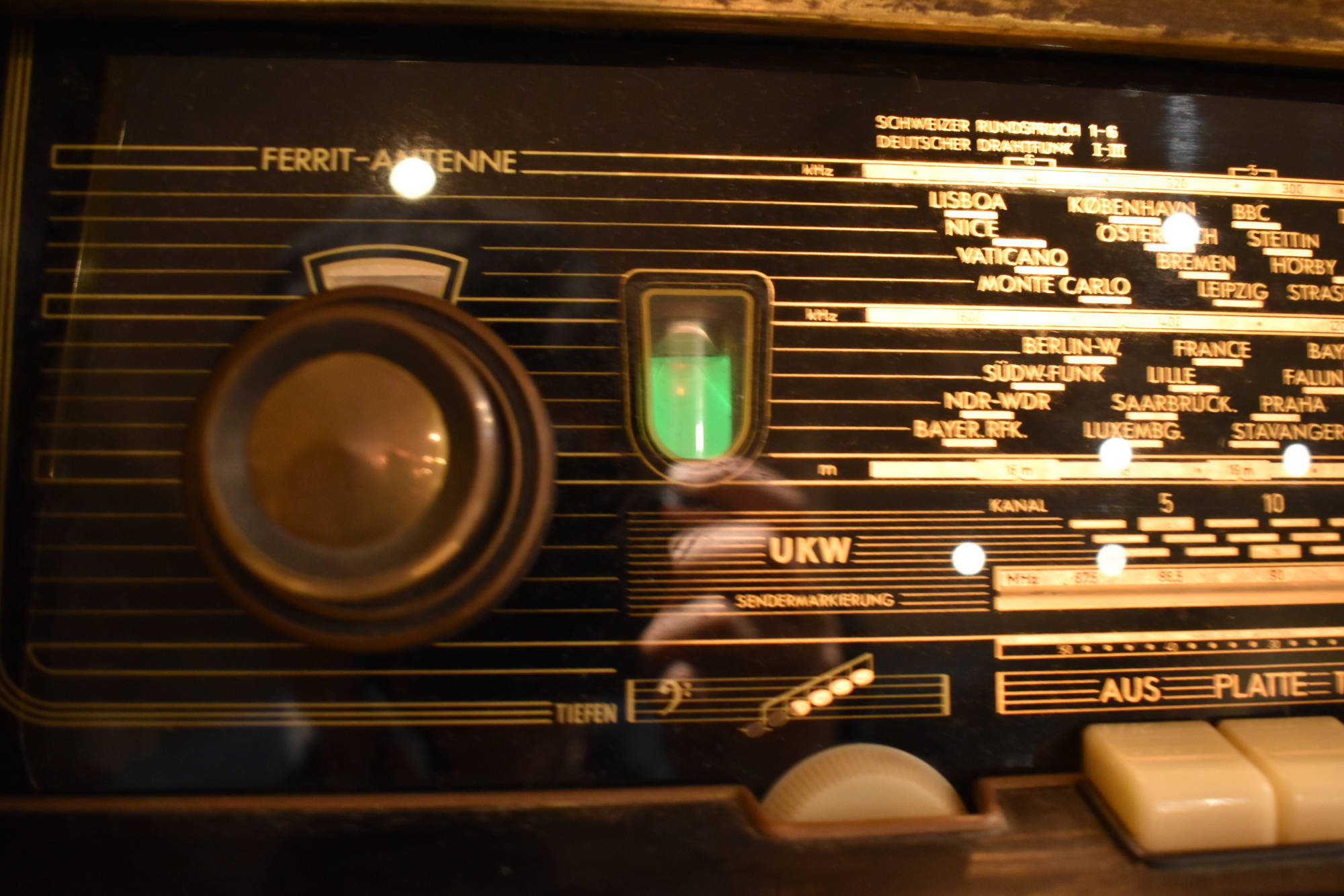 Telefunken opus 6 dial glass